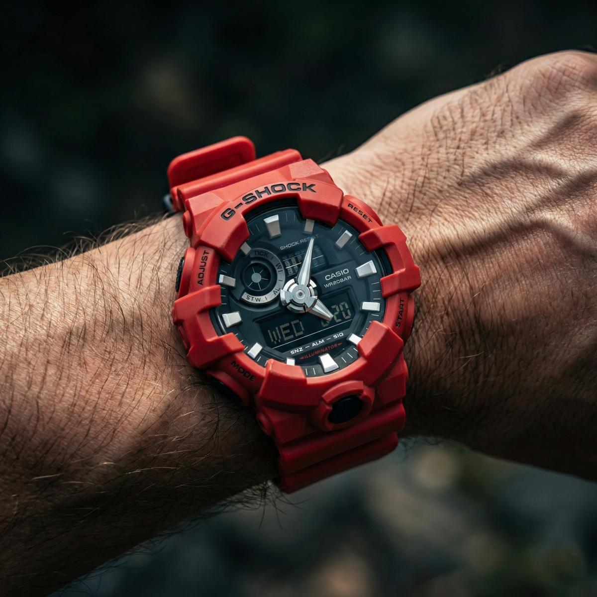ĐH nam Gshock đỏ - Japan